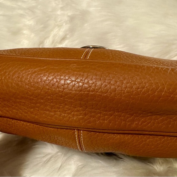 Dooney & Bourke Brown Leather Hobo Bag - Picture 5 of 8